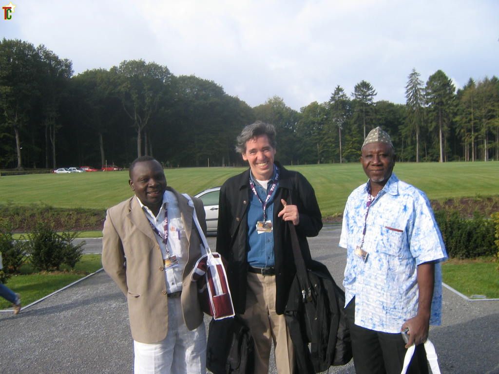 Cyriaque Kodjo Noussouglo,Président de CTDC, Robert Pilon, ancien vice-Président de la Coalition canadienne, Rasmané ouédraogo, actuel Président de la Fédération Internationale pour la Diversité Culturelle