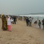 Plage de Lomé La plage commence à connaître un début d'affluence