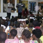 Une vue de l'atelier au Goethe Institut de Lomé