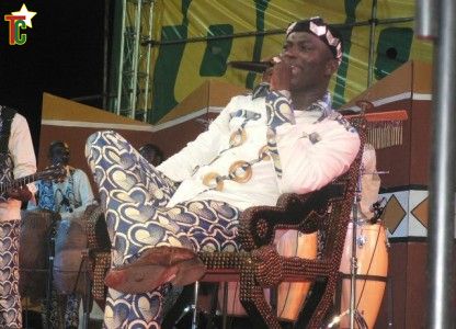 King Mensah en concert à Kégué Photo: Gaëtan Noussouglo