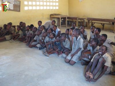 Une vue des élèves du projet Nyagbé