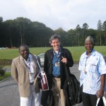 Cyriaque Kodjo Noussouglo,Président de CTDC, Robert Pilon, ancien vice-Président de la Coalition canadienne, Rasmané ouédraogo, actuel Président de la Fédération Internationale pour la Diversité Culturelle