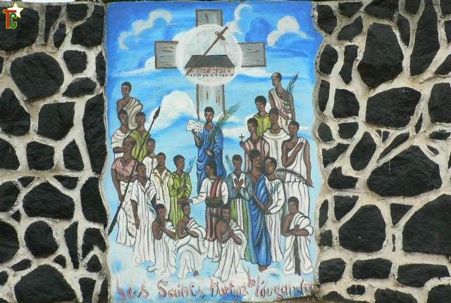 Les martyrs de l'Eglise Saints Martyrs de l'ouganda de Lomé Photo Gaëtan Noussouglo