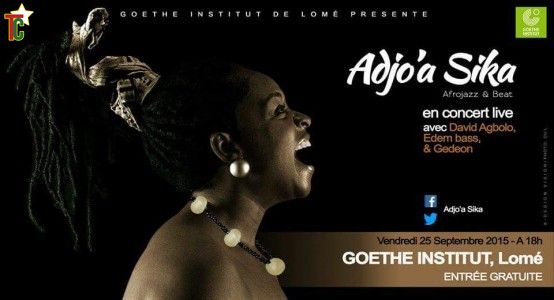 Togo: Adjo’a Sika et Ayeb Kinda en concert live ce vendredi 25 septembre au Goethe Institut de Lomé