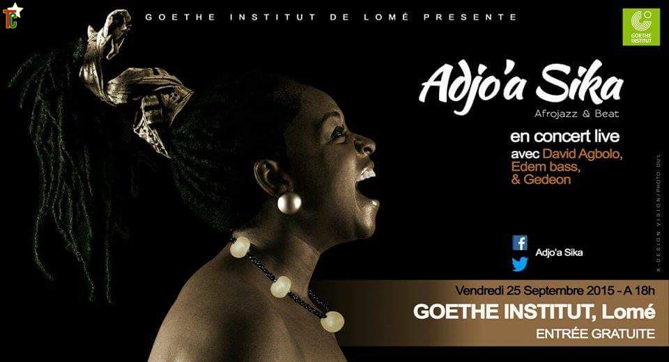 Togo: Adjo’a Sika et Ayeb Kinda en concert live ce vendredi 25 septembre au Goethe Institut de Lomé