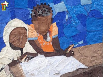 Recyclart à Lomé : Exposition Dzimakplao de Tesprit Tete à l’Hôtel Onomo