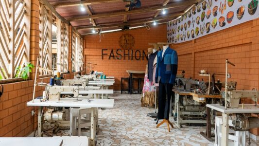 Atelier de la Fondation Mablé Agbodan à Agodéké Togo